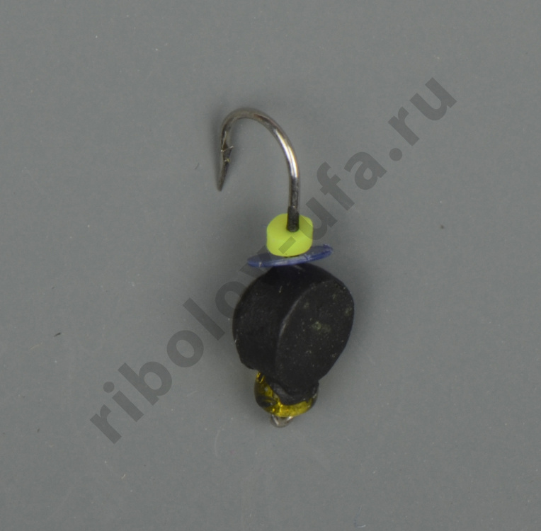 Мормышка Wormix точеная вольфрамовая Таблетка d=3 с коронкой арт. 305