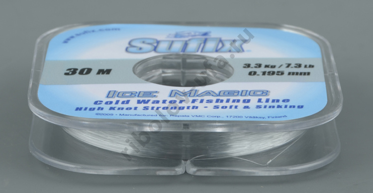 Леска Sufix Ice Magic х12 платина 30 м, 0,245 мм 5.4кг