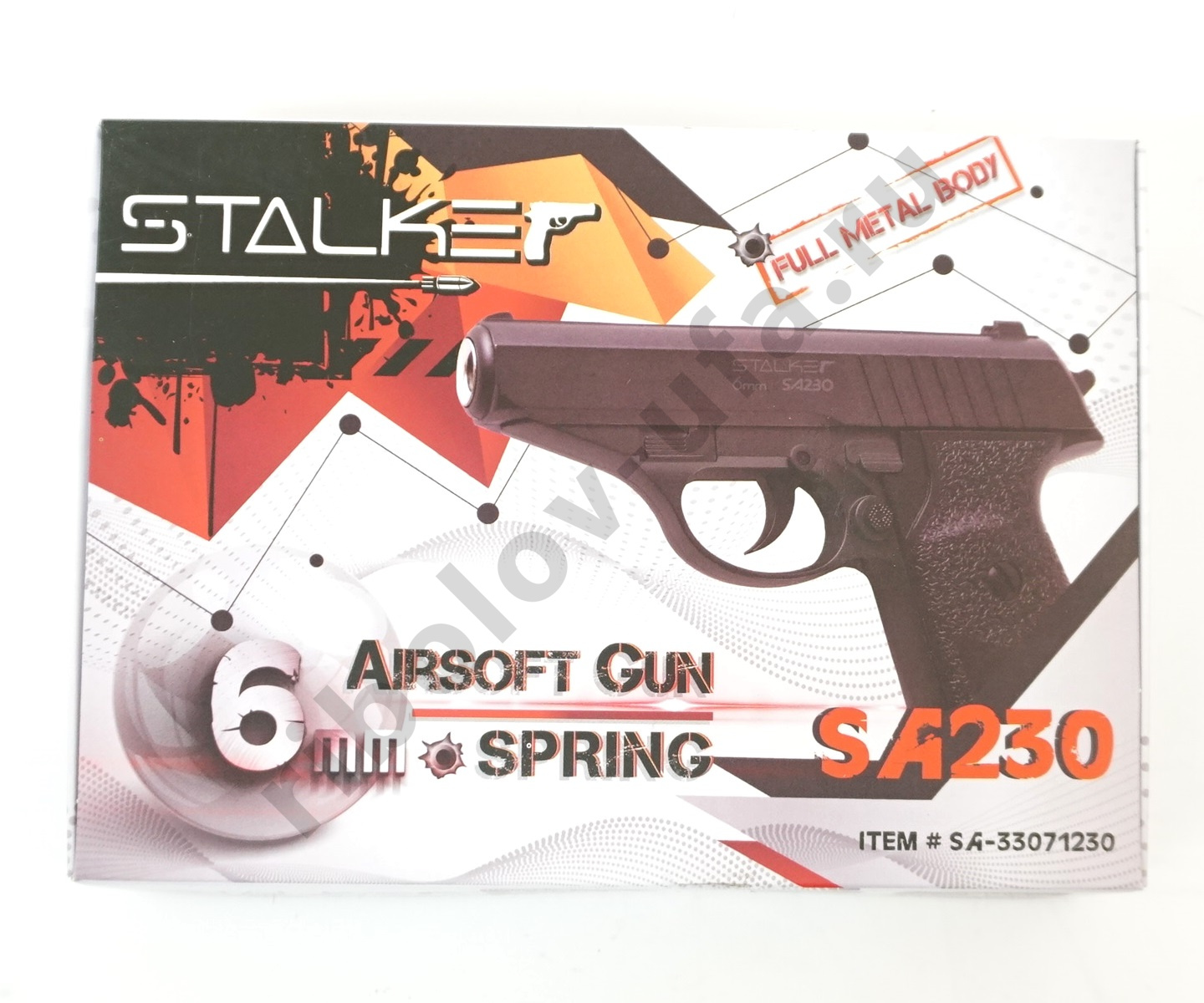 Пистолет пневм. Stalker SA230 Spring, кал 6мм, металл (SigSauer P230)