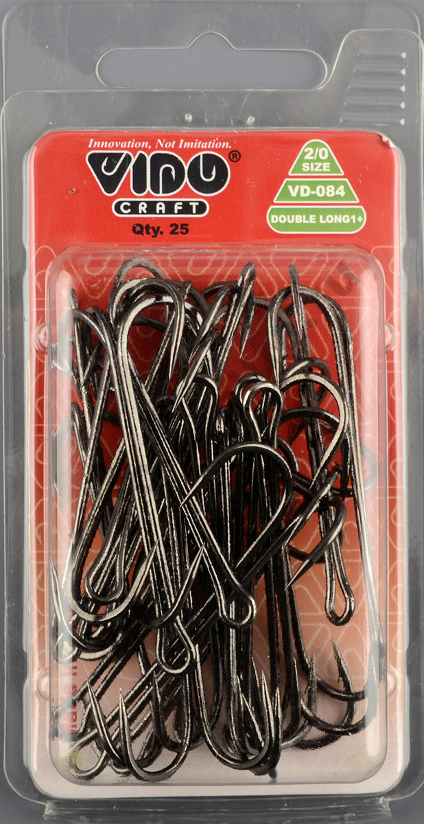 Крючок-двойник Vido Long Double (Bln) 1+ № 2/0 