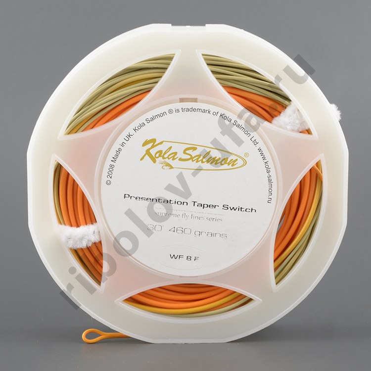 Шнур нахлыстовый Kola Salmon Presentation Taper Switch WF9F