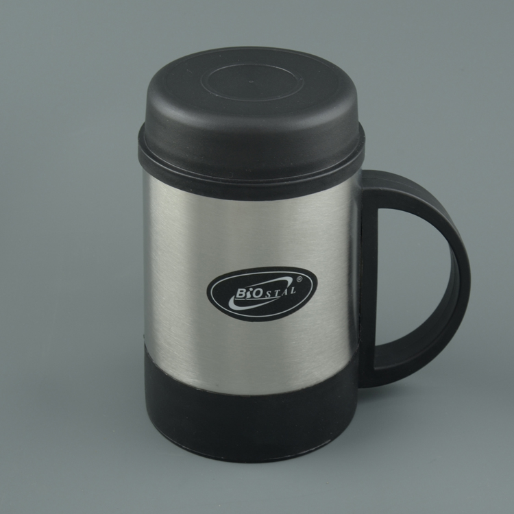 Кружка Biostal с крышкой 0,37л. (NM-105A)
