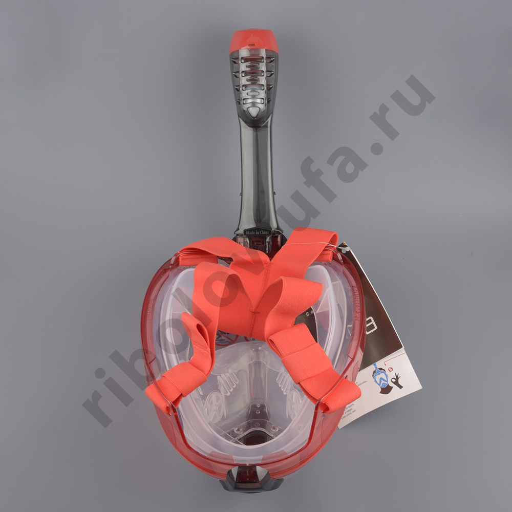 Маска Seac Sub полно-лицевая Unica, прозрачн, сил., цв. черно-красный, р. L/XL