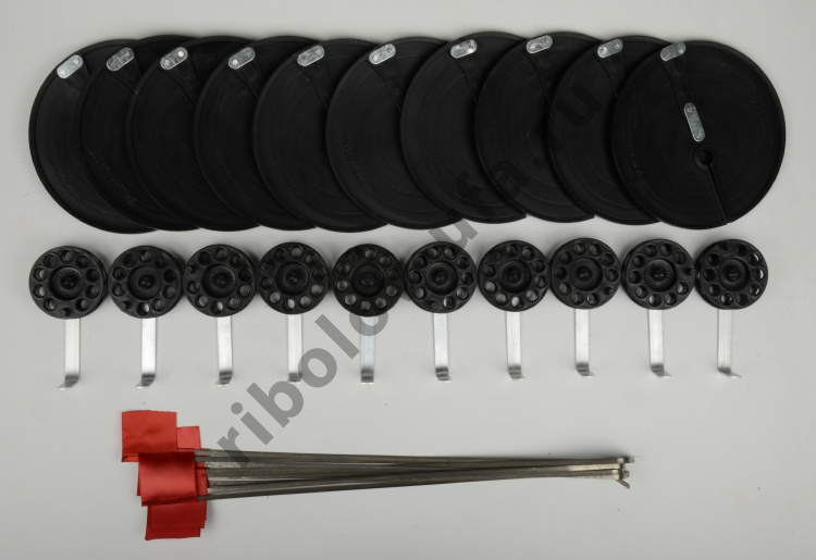 Набор жерлиц (d-170 мм) в сумке (10 шт на катушке 63 мм)