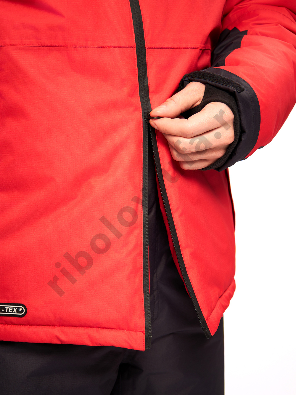 Куртка зимняя Alaskan Trophy р.M красный/черный (РР)