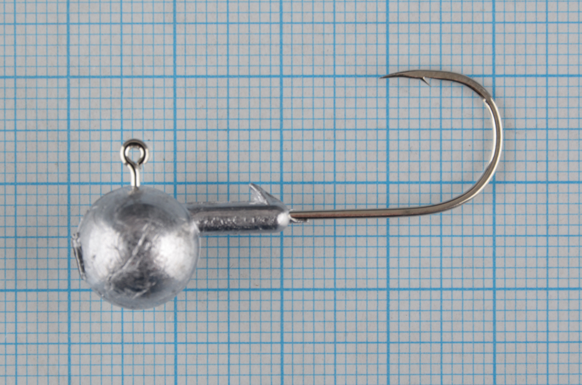 Джиг-головка  ШАР кр. Gamakatsu (Япония) № 2/0/10гр Nic (20шт/уп)