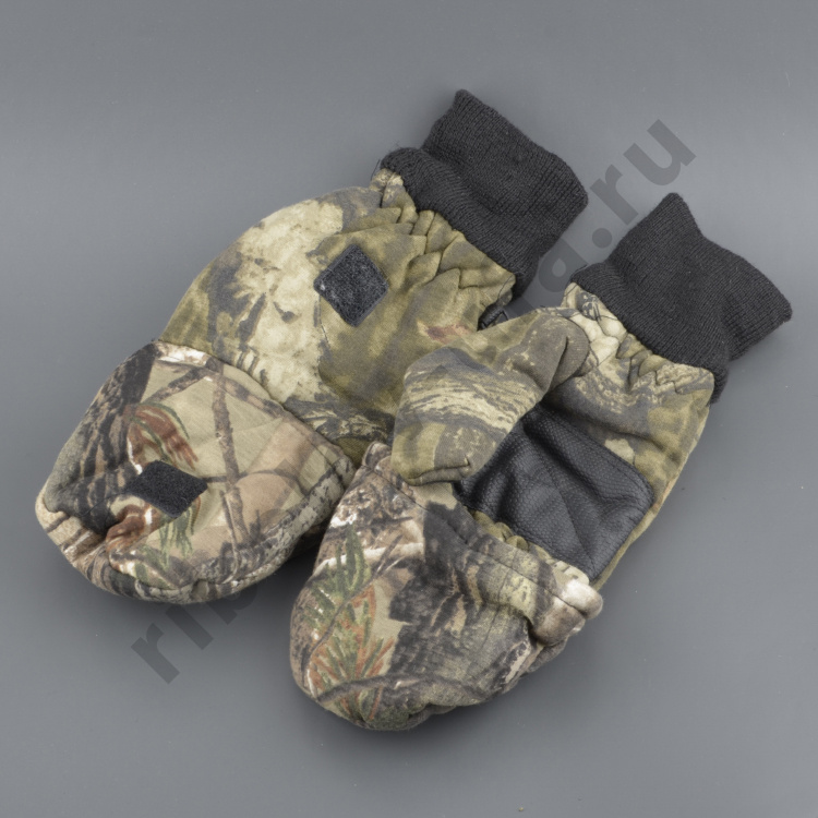 Перчатки-варежки No name Таюр зеленые