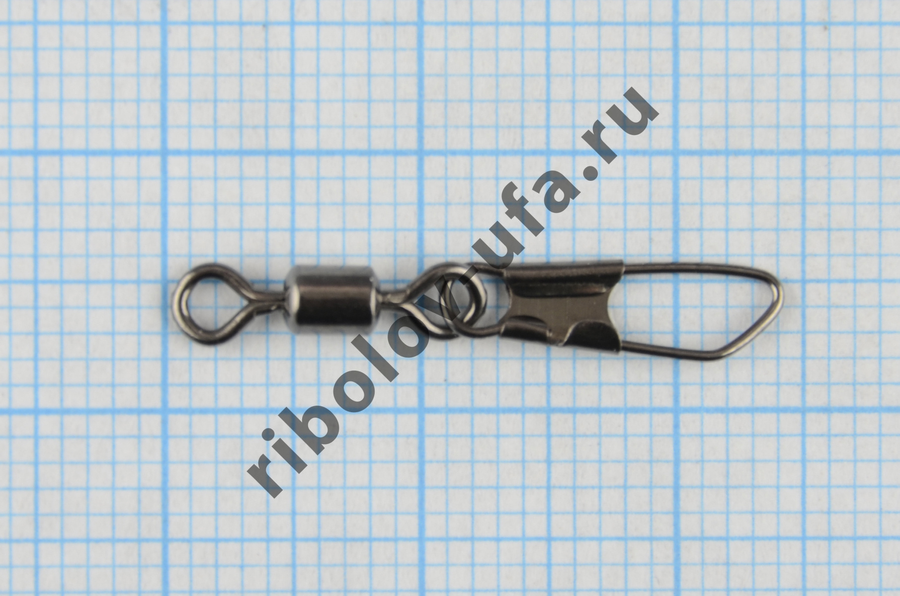 Застежка с вертлюгом Flagman Rolling Swivel Snap Black р. M (7шт/уп)