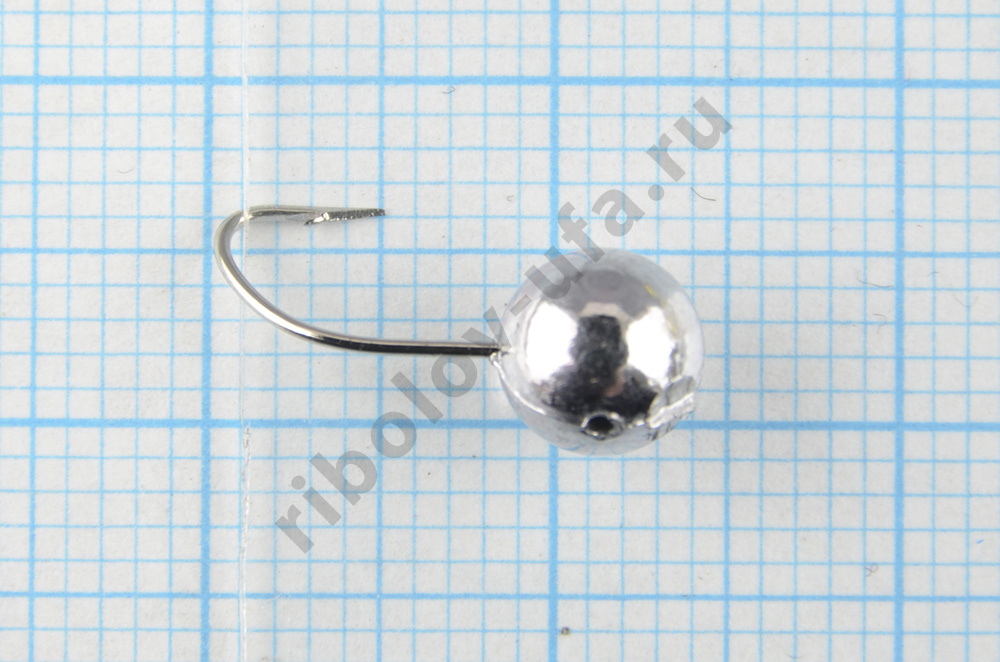 Мормышка литая Marlins Шар 6мм (1.22гр) кр. Crown никель 7000-400