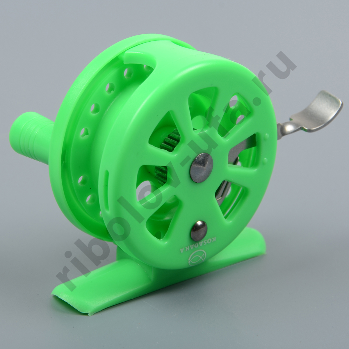 Катушка проводочная Kosadaka Explorer PM 50L Green универс. пластик. с рычаж. спуском под левую руку