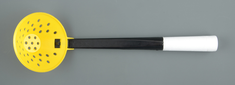 Черпак Пирс пластиковый с пенопластовой ручкой (черно-желтый)