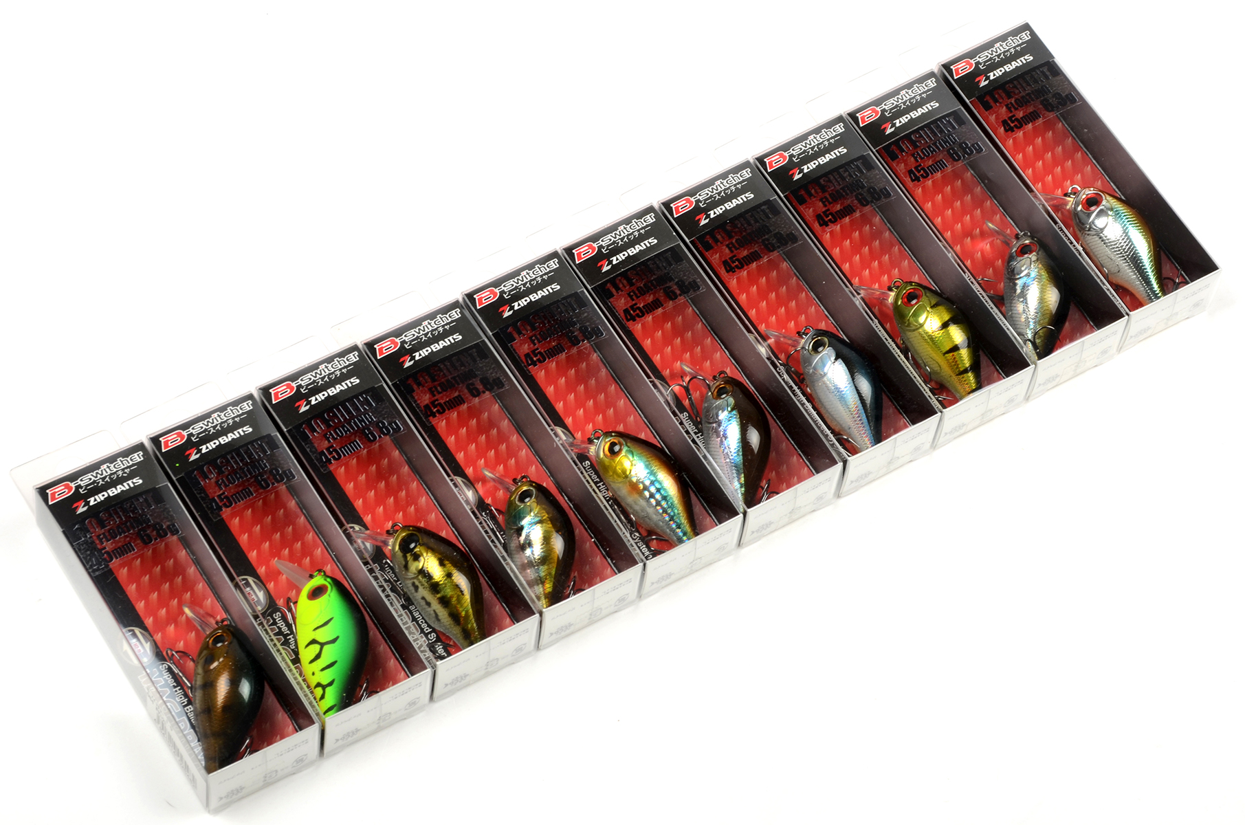 Воблер Zipbaits B-Switcher Silent 1.0, 45мм 6.8 гр 0,6-1,0м цвет № 2001