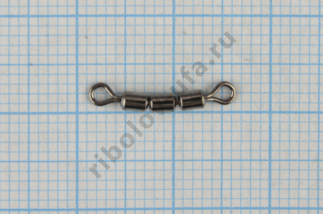 Вертлюг тройной цепочка Hitfish Triple Rolling Swivel №10, 28lb, 13кг