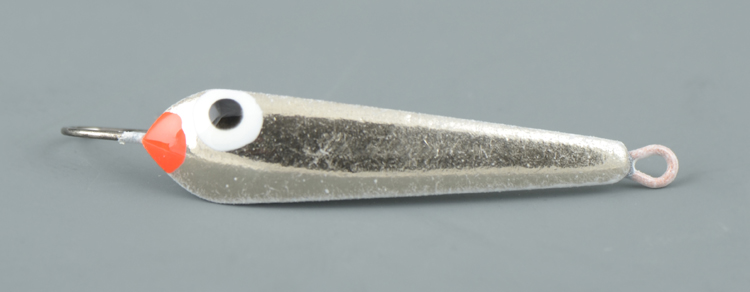 Блесна зимняя Пирс Малек большой 1,7 гр, нейзильбер+СН, с 1-м крючком