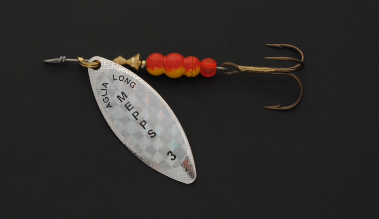 Блесна Mepps Aglia Long Rainbo № 3, серебро (11,5гр)