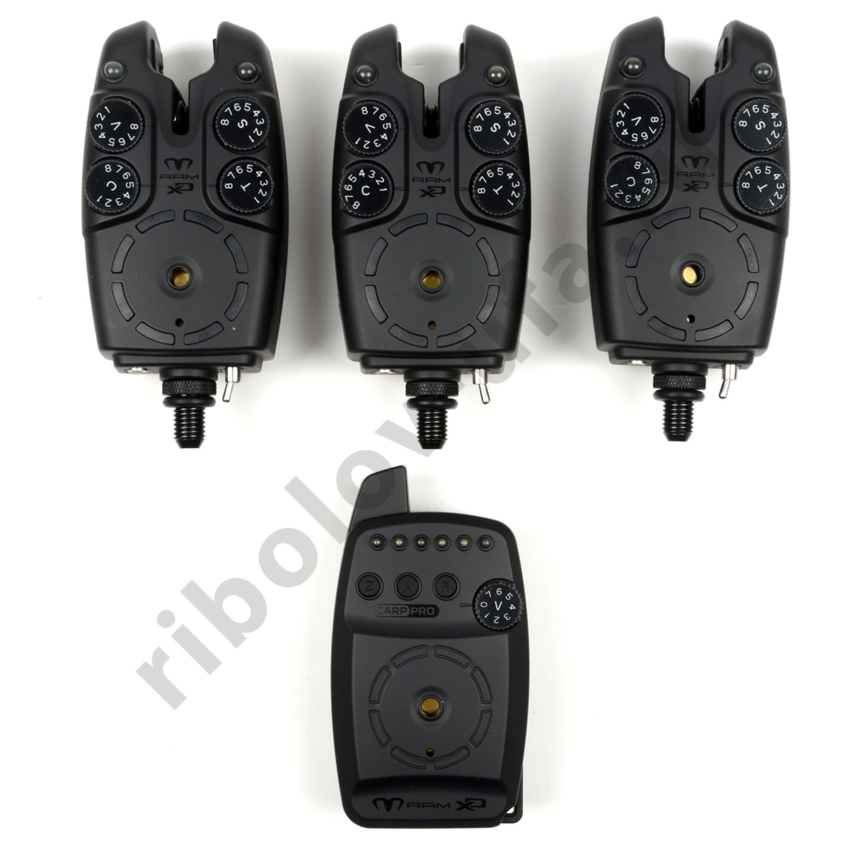 Набор электронных сигнализаторов поклевки Carp Pro Ram XD 3+1