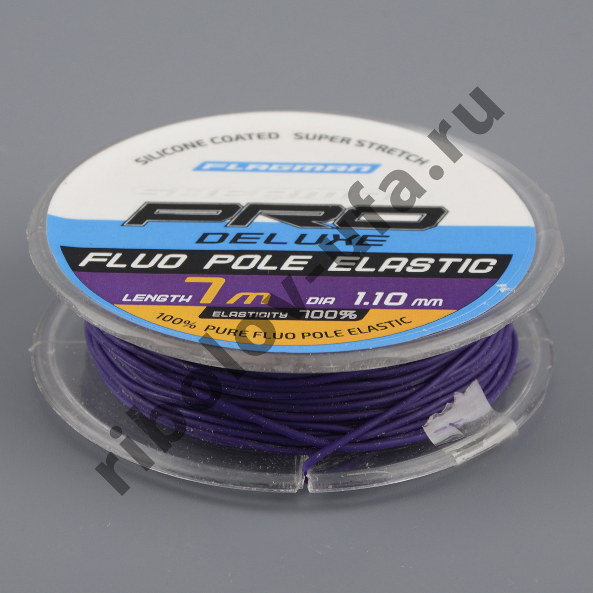 Амортизатор для штекера Flagman Deluxe Fluo Pole Elastic 7м, d-1.1мм violet