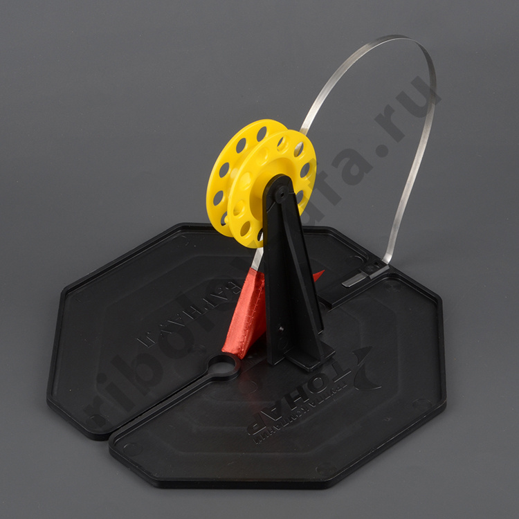 Набор жерлиц на подставке Тонар d-210 мм, катушка d-63мм (10шт/уп) Ж3-05