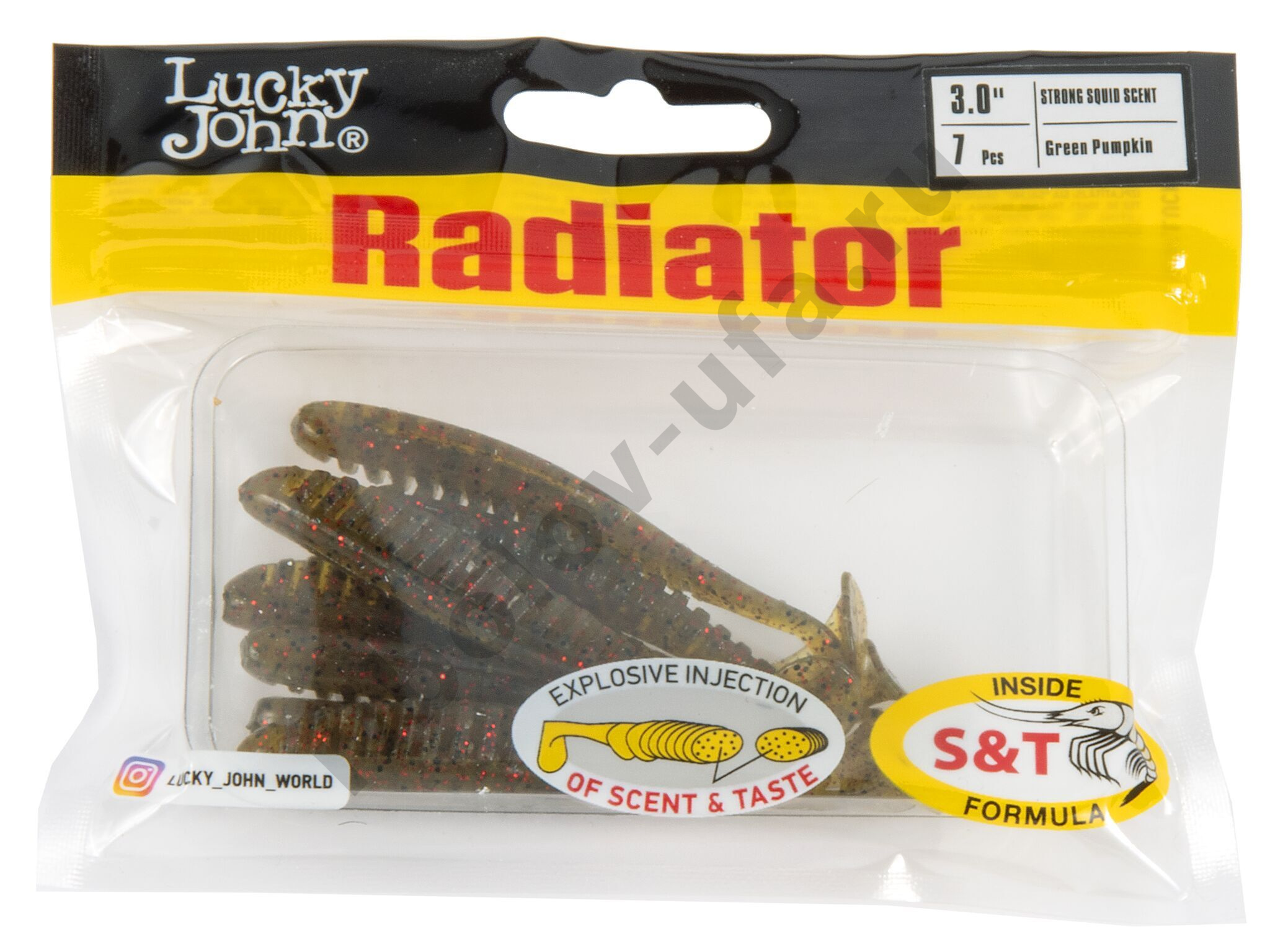 Силиконовая приманка Lucky John Radiator 3.0in 7.5см /PA03