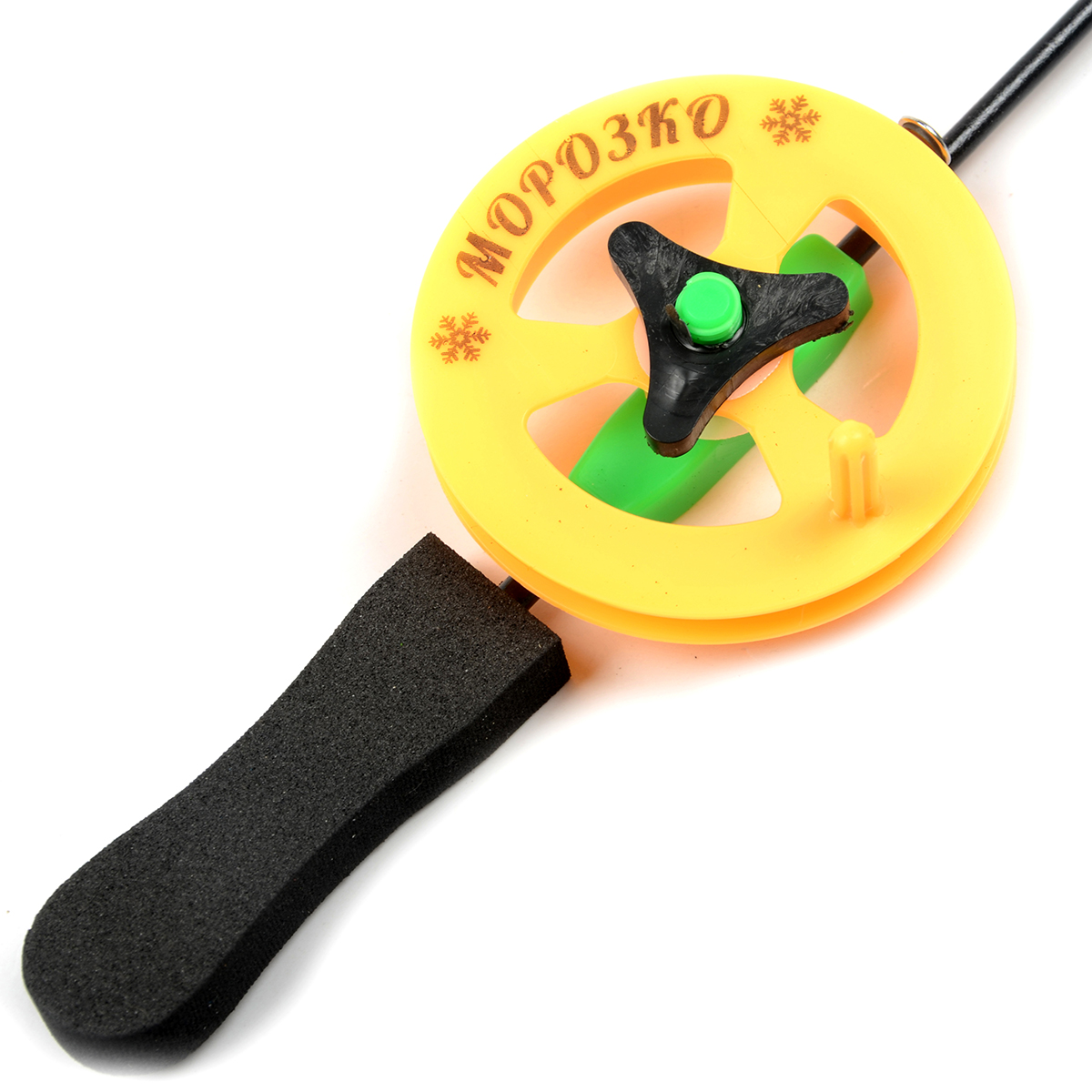 Удочка зимняя Морозко чёрн/оранж