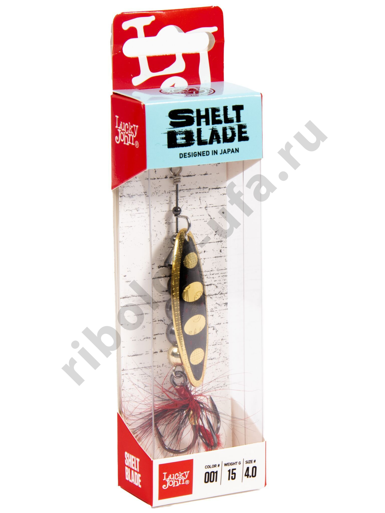 Блесна вращ. Lucky John Shelt Blade 04 15.0 г цв. 001