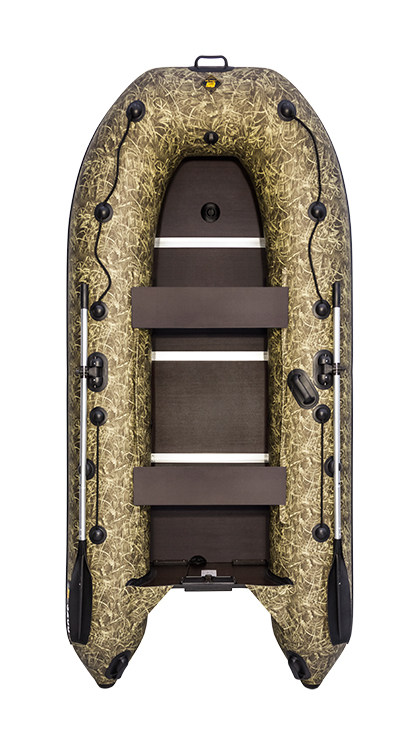 Лодка Ривьера Компакт 3200 СК камуфляж камыш