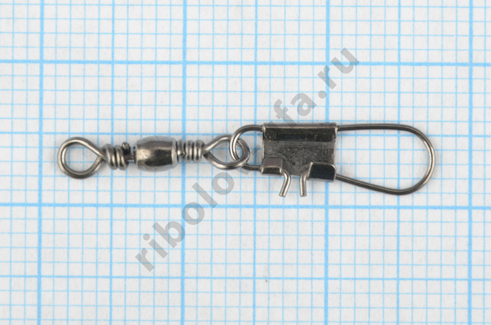 Вертлюжок с карабином Catcher Barrel Swivel w Iterlock Snap # 12