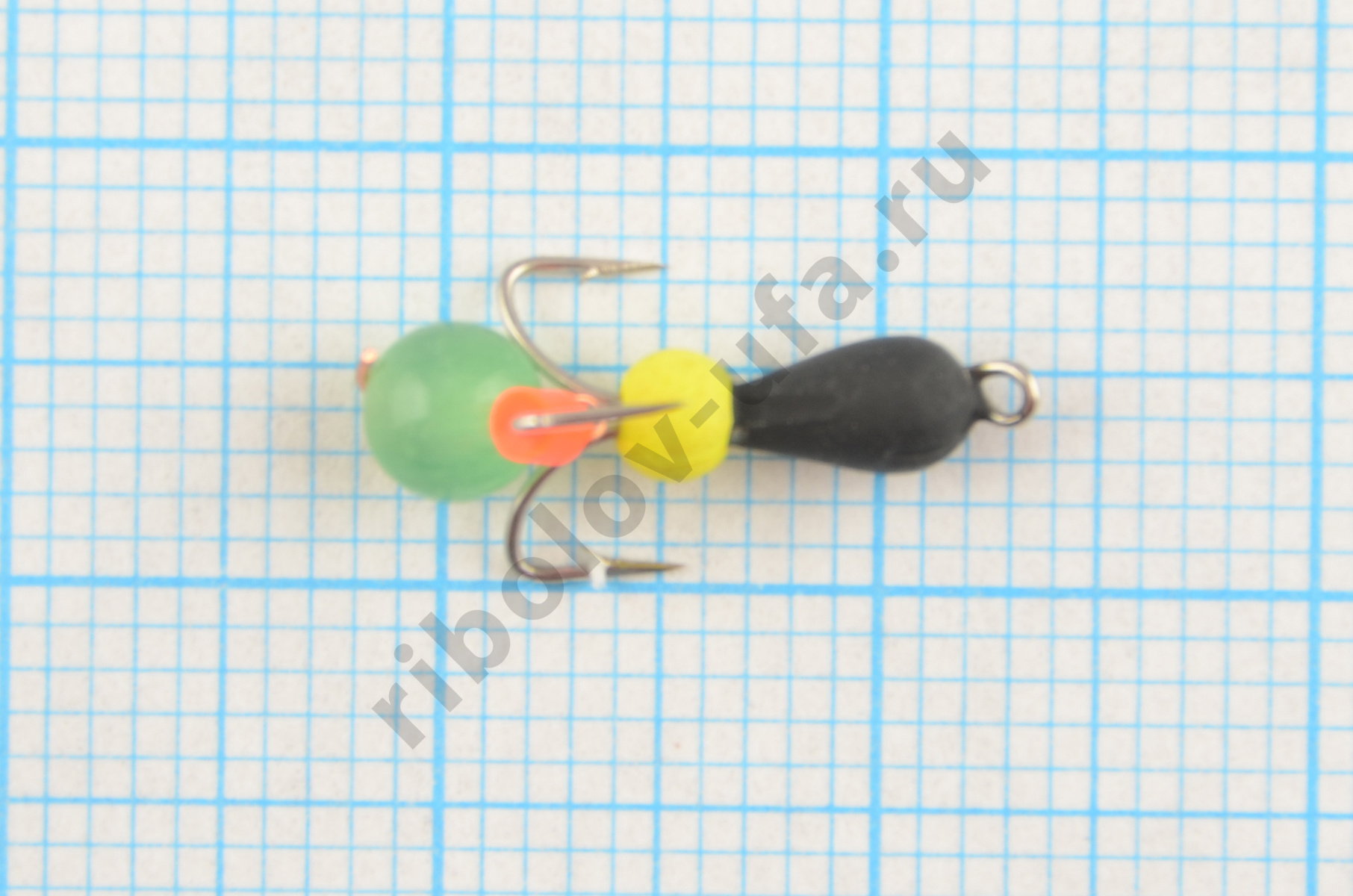 Мормышка Мир Вольфрама Черт с кошачьим глазом подвесной д. 3 мм