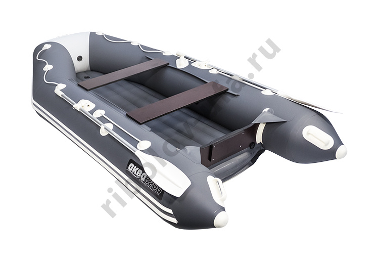 Лодка Аква 3200 НДНД светло-серый/графит