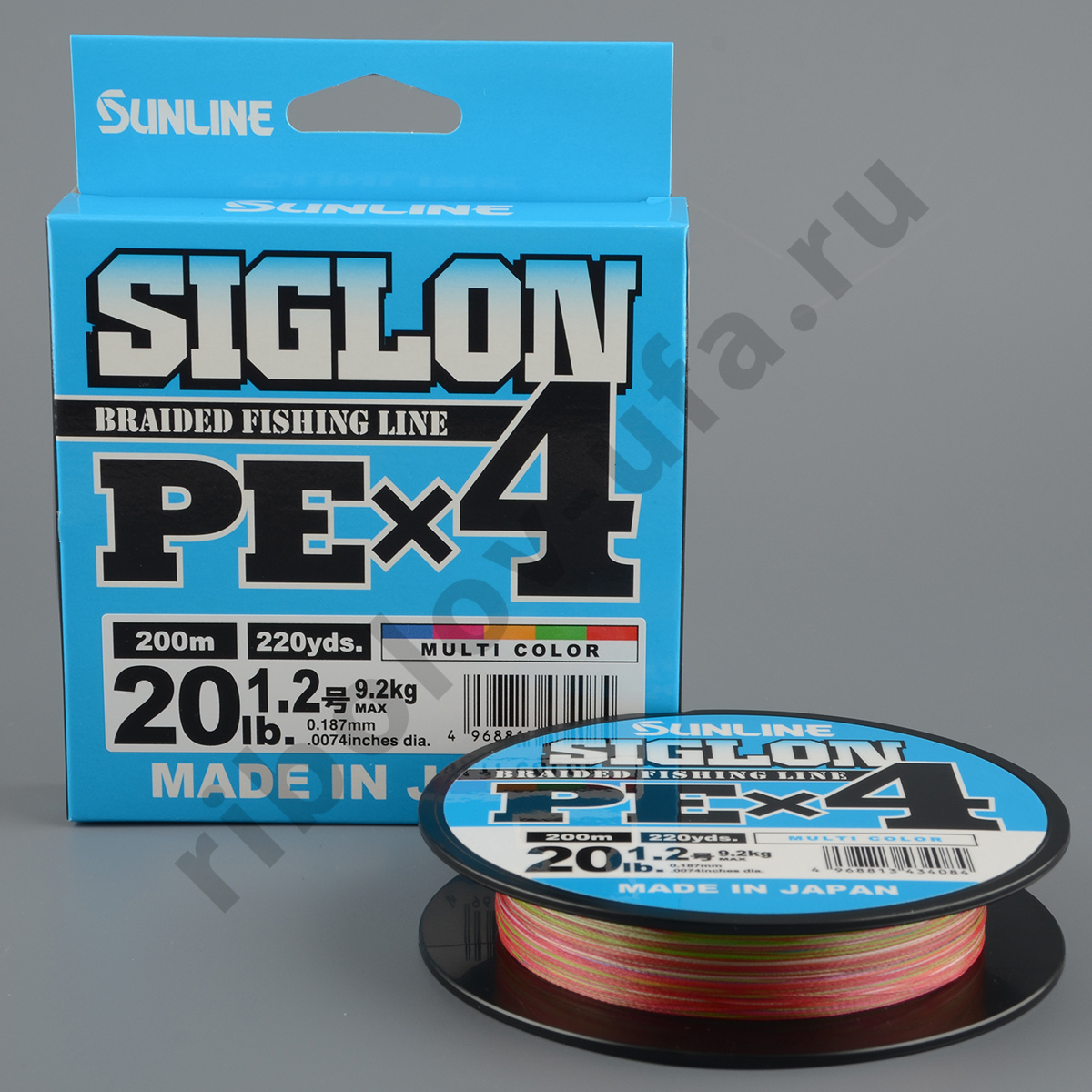 Шнур плетёный Sunline Siglon PEx4 150m Multicolor #1.2/ 20lb