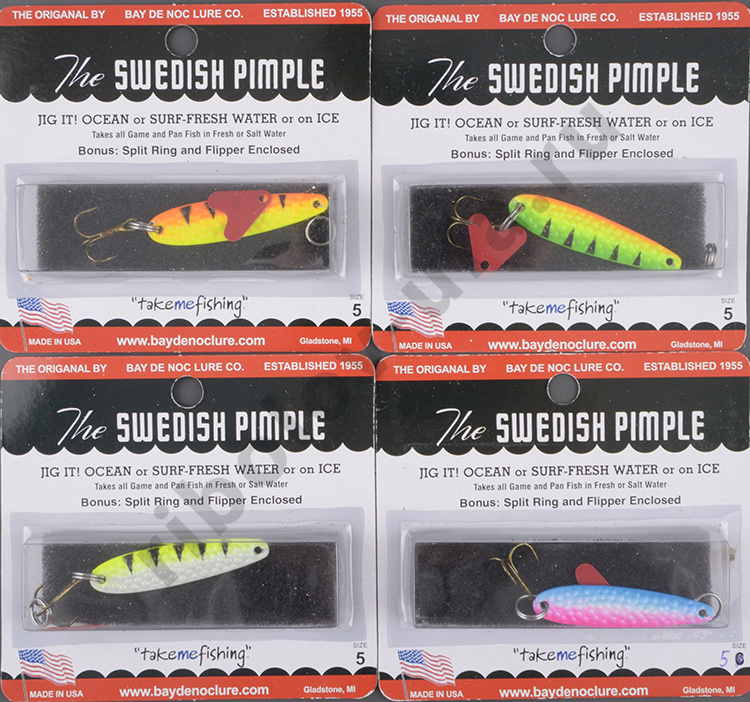 Блесна Swedish Pimple в ассорт. Реплика Китай