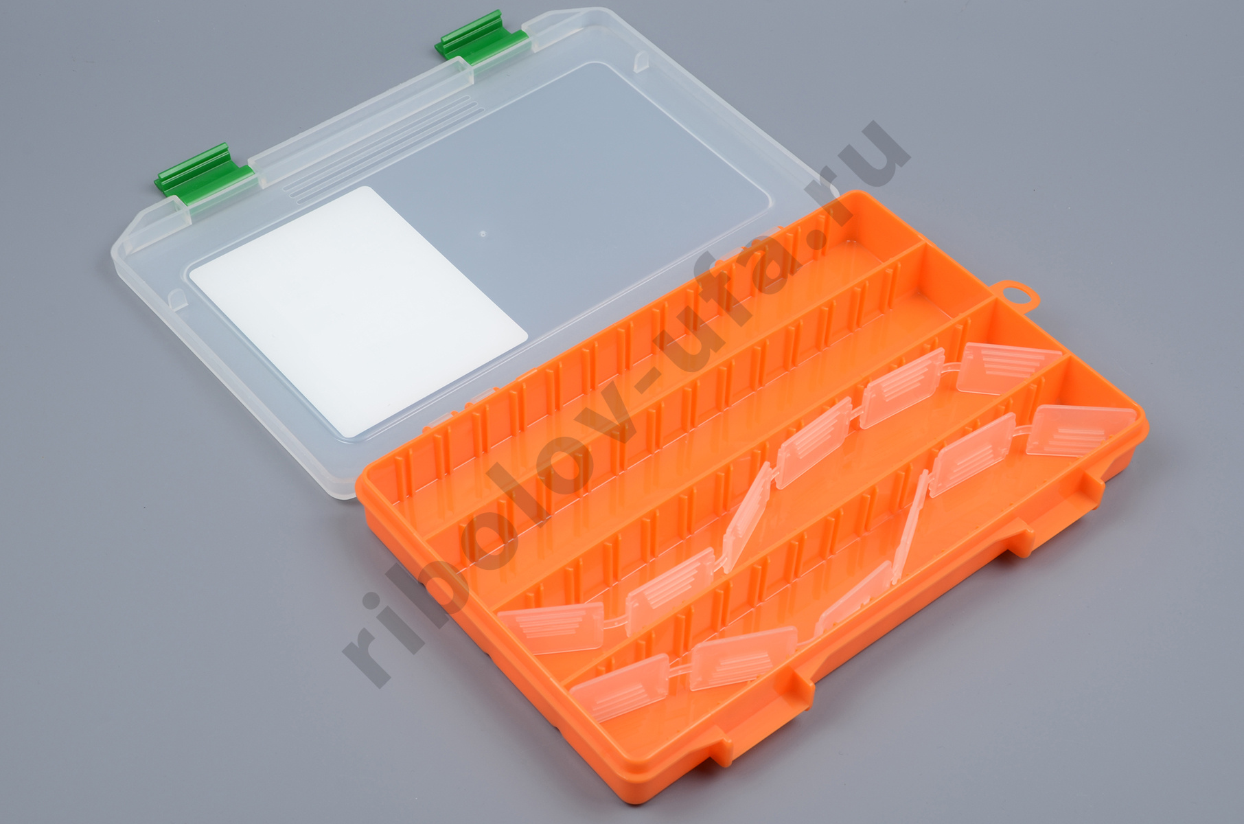 Коробка Fisherbox 220 оранж. 22*16*02 slim