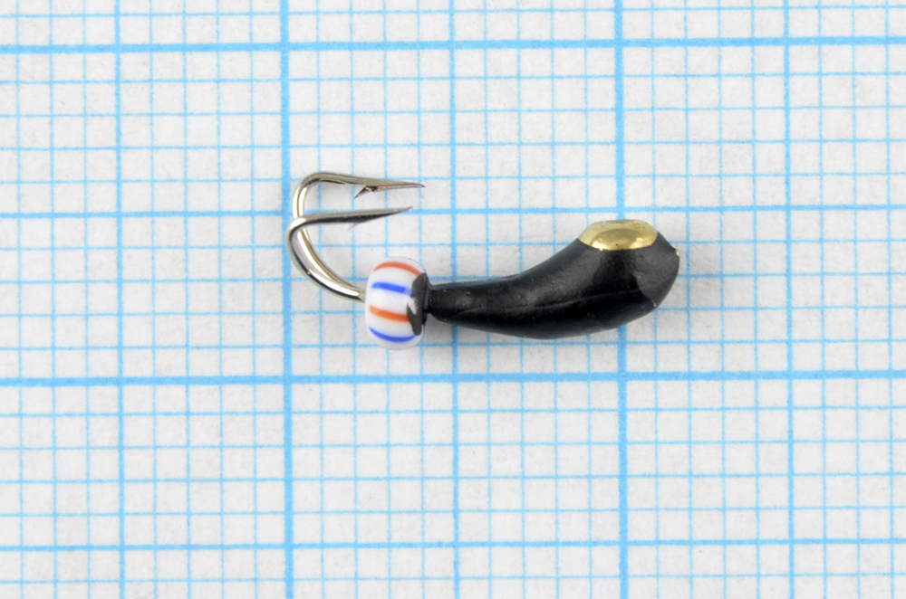 Мормышка Wormix точеная вольфрамовая Коза d=2.5 Уралка с коронкой 0,4гр арт. 145