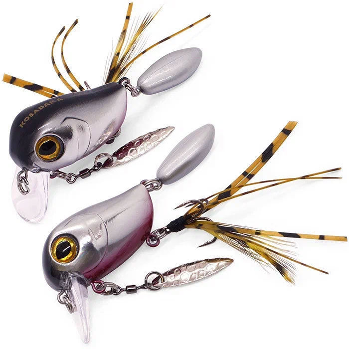 Воблер Kosadaka Micro Tappy 54F плов. 54мм, 4.8г., 0-0.2м, цв.SBL