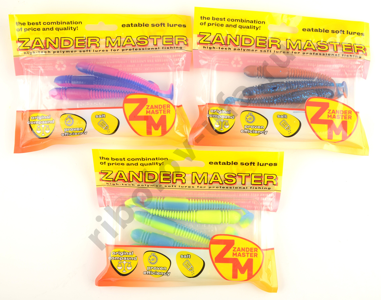 Силиконовая приманка Zander Master Tioga new 100мм, 6,2гр цв. 34