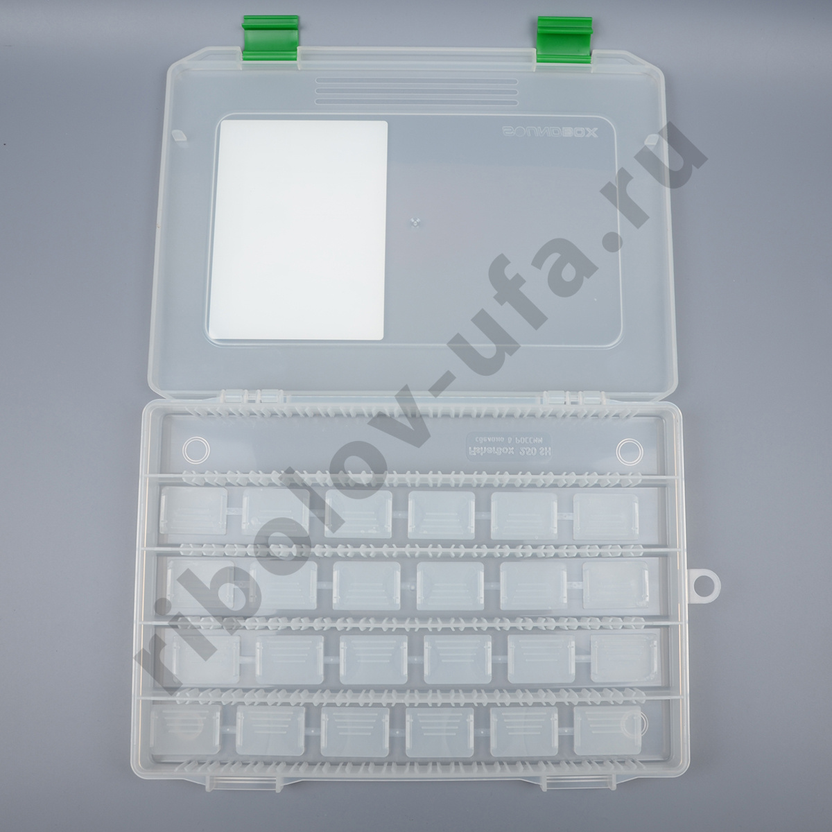 Коробка Fisherbox 250sh прозр. 25*19*02 slim