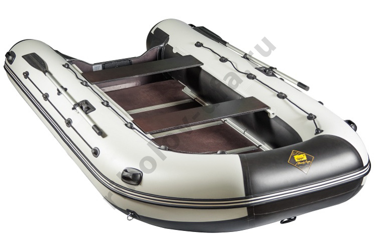 Лодка Ривьера Максима 3800 СК комби светло-серый/черный