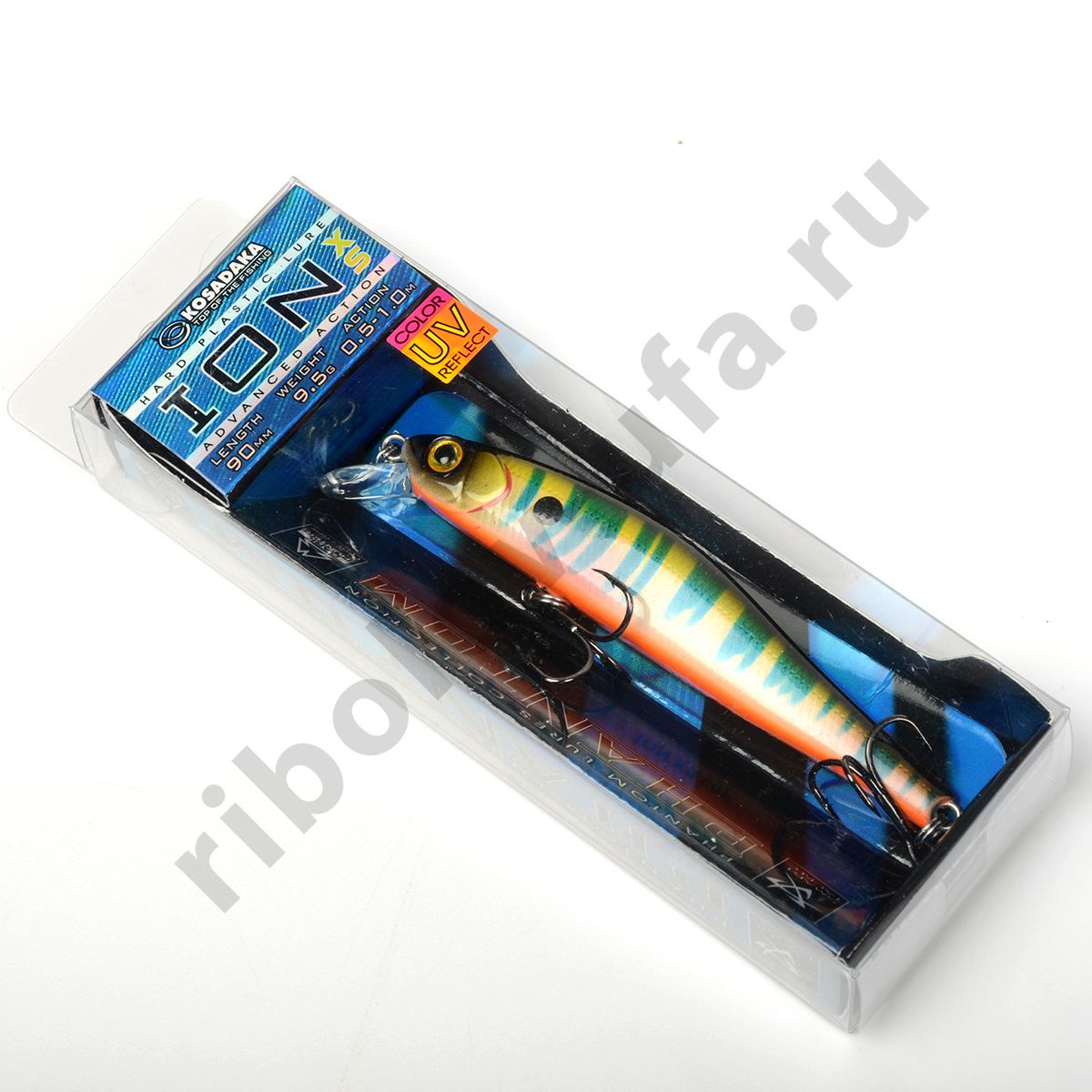 Воблер Kosadaka Ion XS 90F плав., 90мм., 9.5г., 0.5-1.0м, цв.PNT