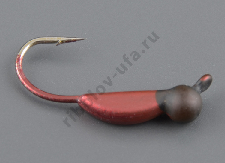 Мормышка вольфрам Bravo Fishing Оса с ушком с кембриком паетки 3.5 мм C233