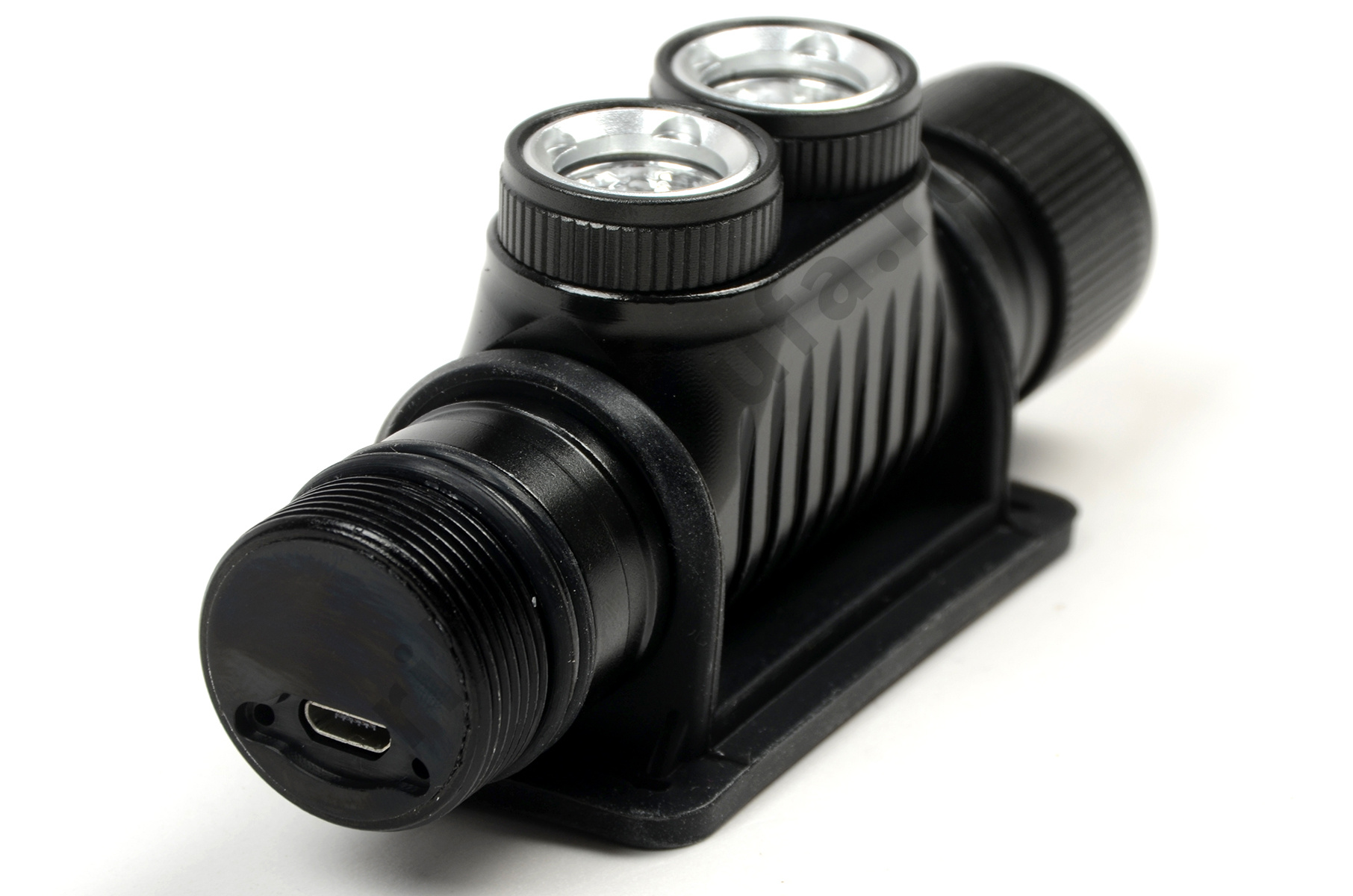 Фонарь подводный налобный Sargan Night Star 900 люмен, 2 диода, черный, свет желтый