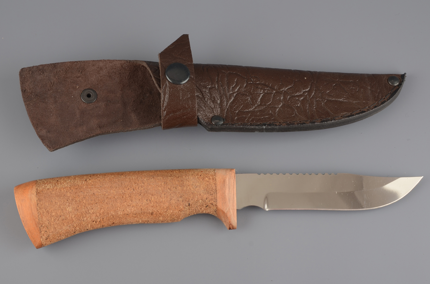 Нож Поплавок хирургич.нерж.сталь, 65х13, пробка (ручная работа)