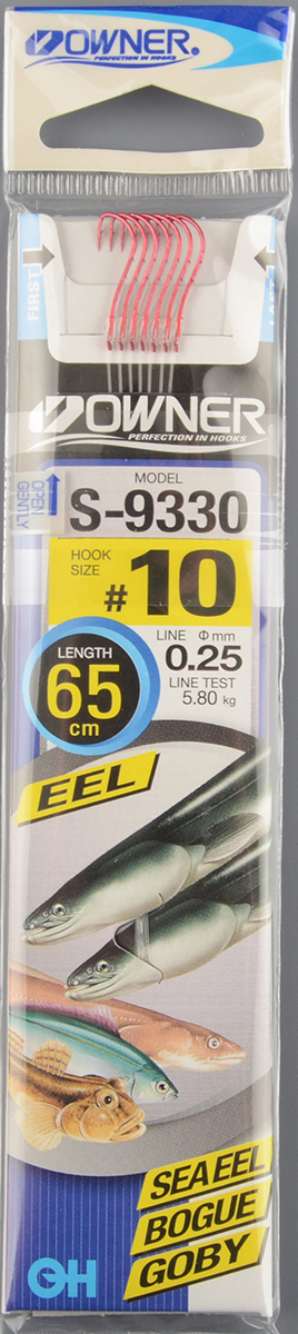 Крючок с поводком Owner S-9330 №10 (56919) 0,25