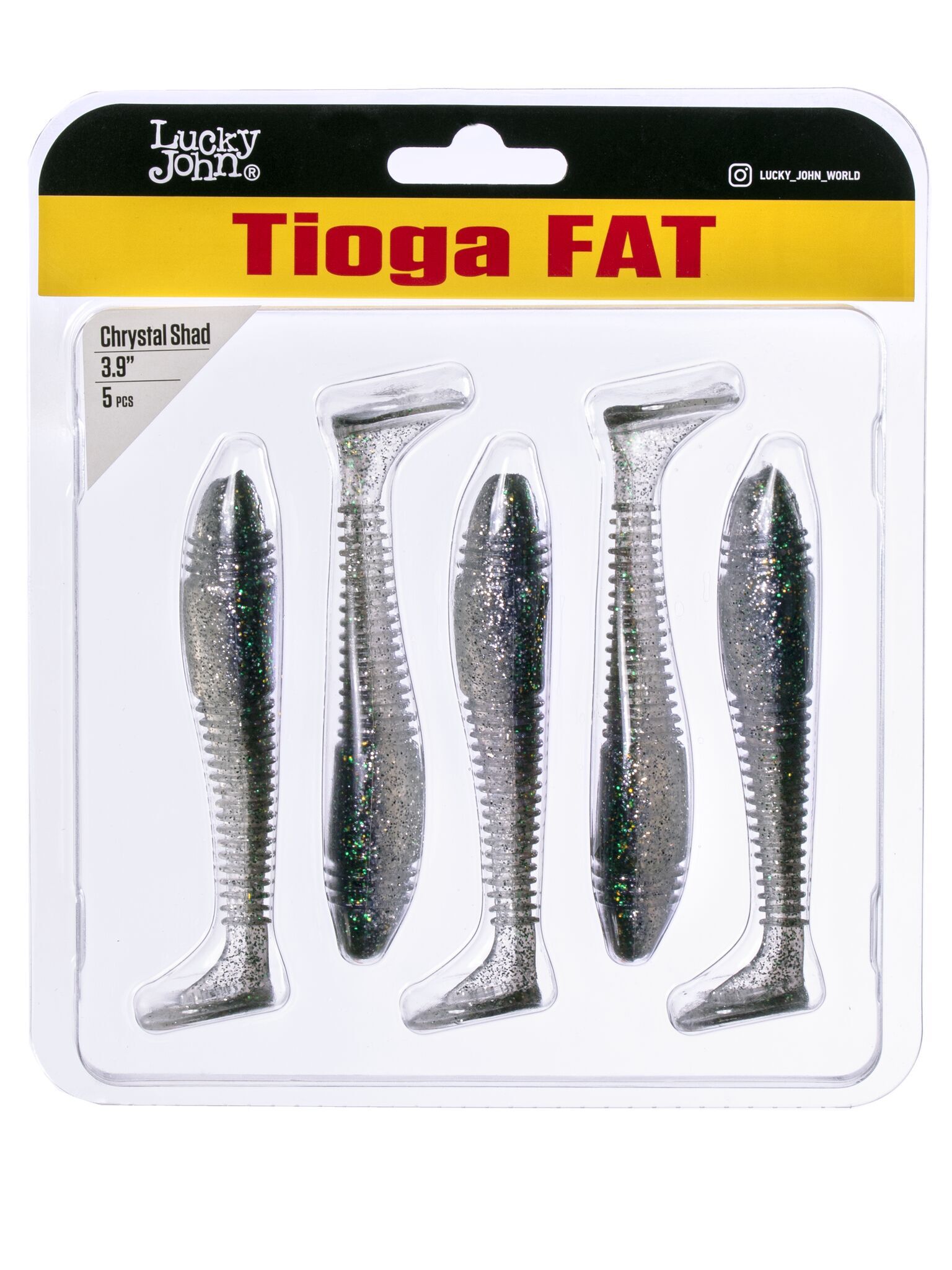 Силиконовая приманка Lucky John Pro Series Tioga Fat 3.9in 9.9см /Z11 (5 шт/уп)