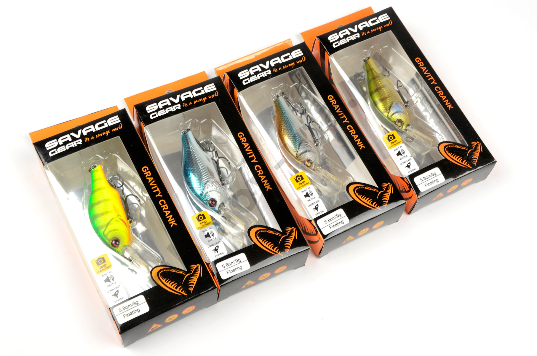 Воблер Savage Gear 3D Gravity Crank MR 5.8, blue chrome