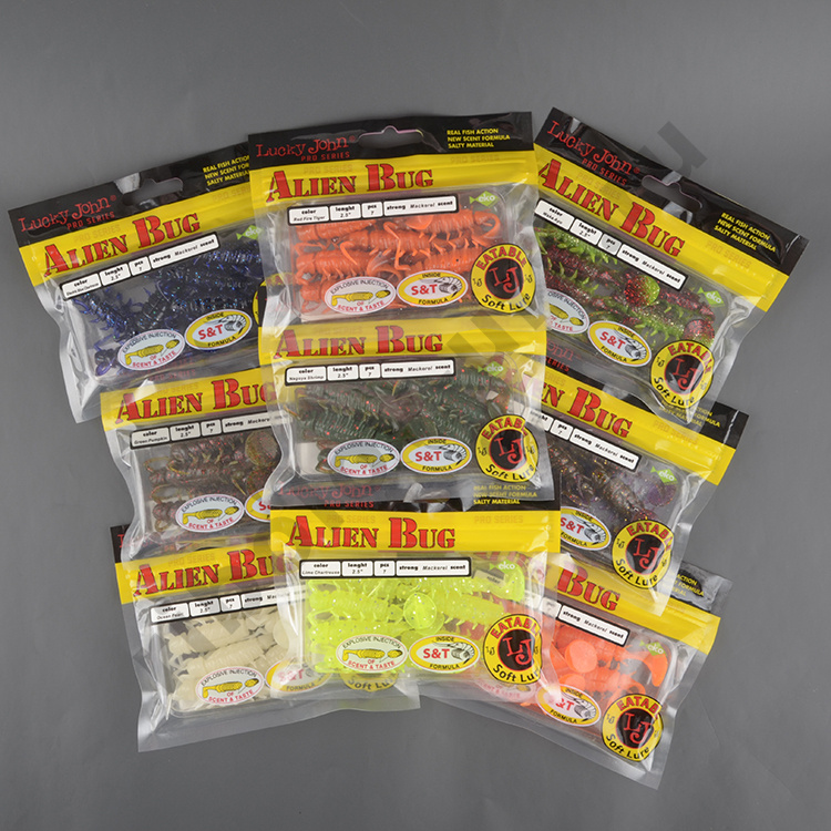 Силиконовая приманка Lucky John Pro Series Alien Bug 2.5in 6.35см /033 (7)