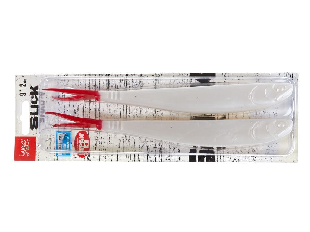 Силиконовая приманка Lucky John 3D Slick Shad-V 9.0in 22,86см /009