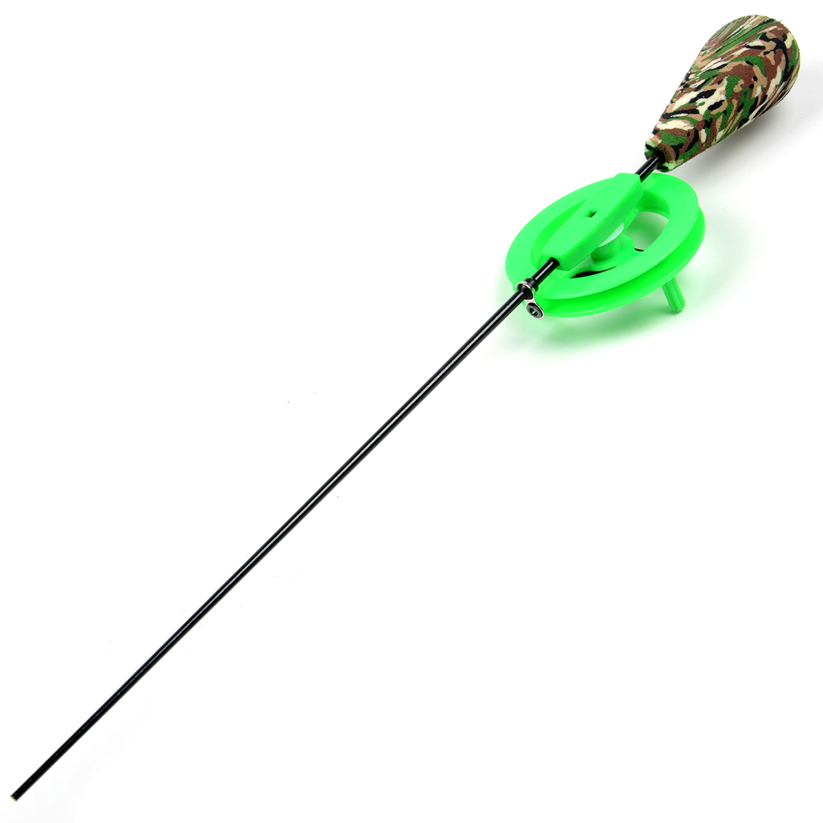 Удочка зимняя Морозко капелька камуфляж/зеленый