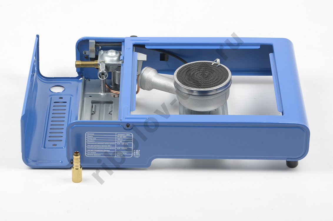 Плита настольная газовая Следопыт-Ultra керамическая (с переходником) 