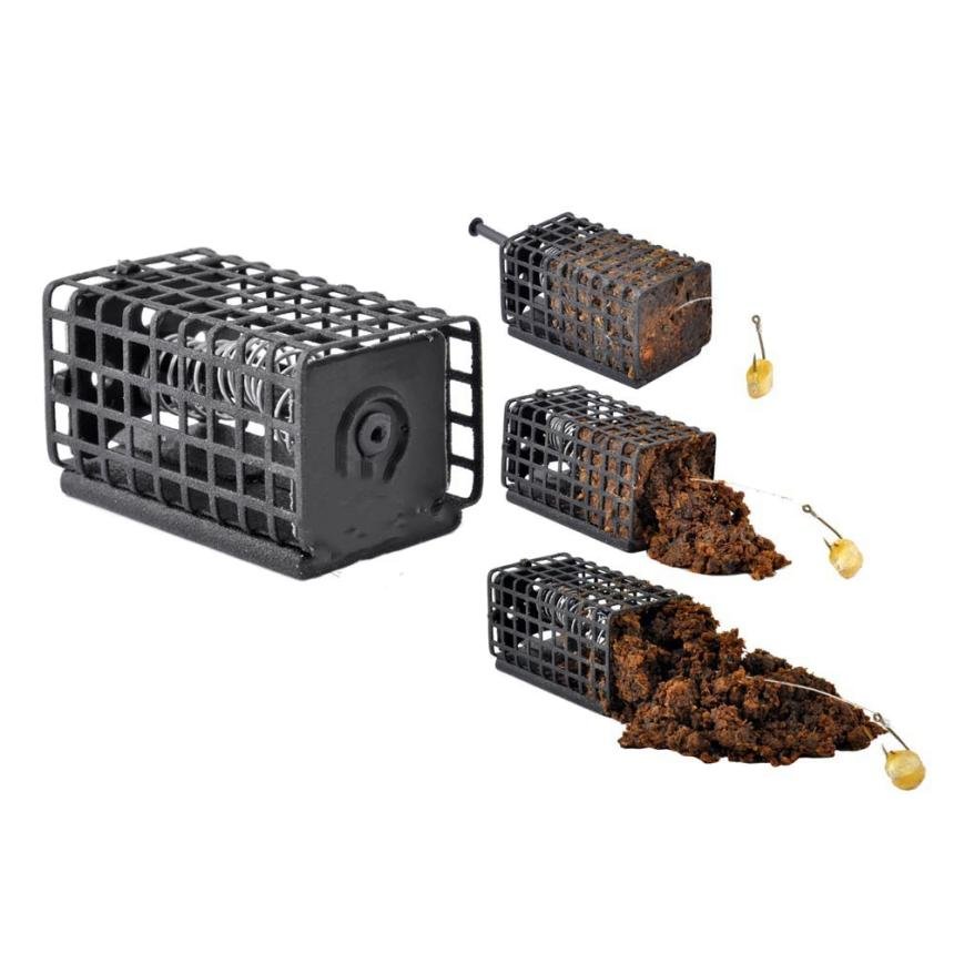 Кормушка фидерная прямоугольная с поршнем 25гр. Три кита