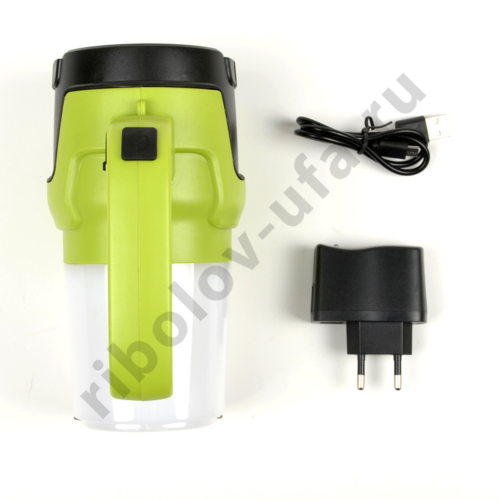 Фонарь-фара Следопыт прожектор Атум 1Led+8Led аккум., 220В, USB